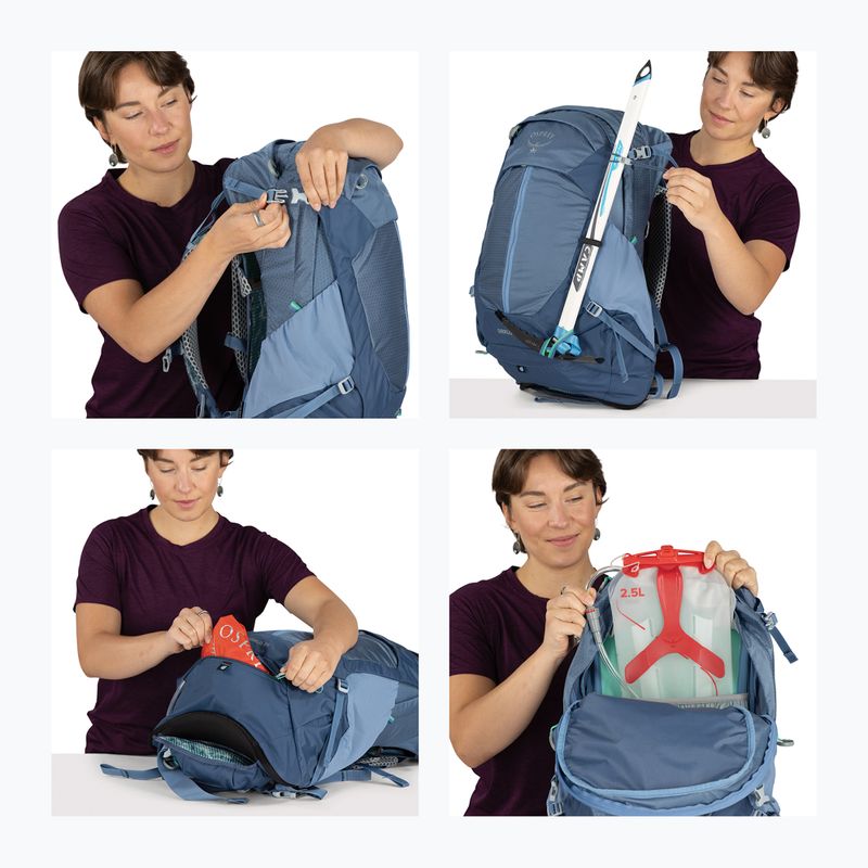 Damen-Trekkingrucksack Osprey Sirrus 24 l sevres blue 14