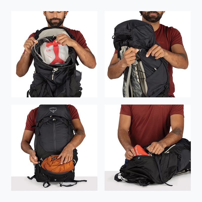 Herren-Trekkingrucksack Osprey Stratos 36 l raven black 15