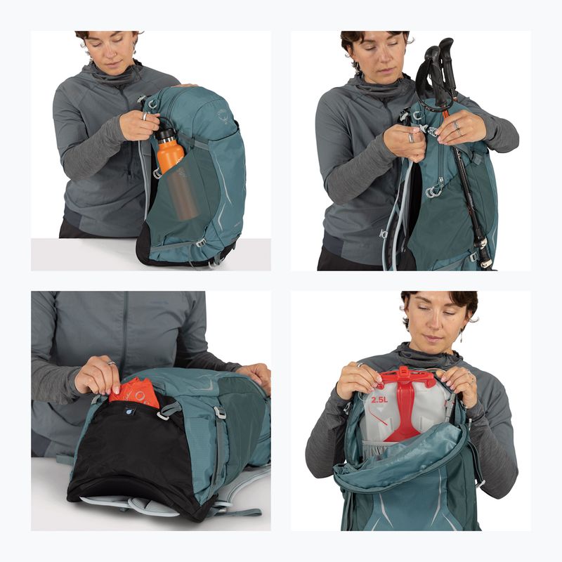 Wanderrucksack Osprey Hikelite 26 l cascade blue 11
