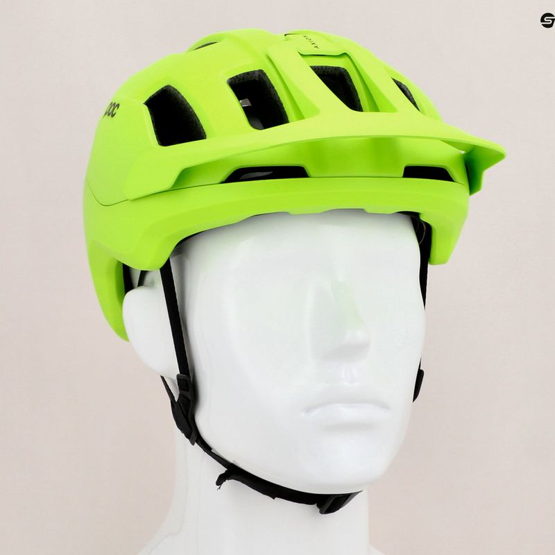 Fahrradhelm POC Axion fluorescent yellow/green matt 13