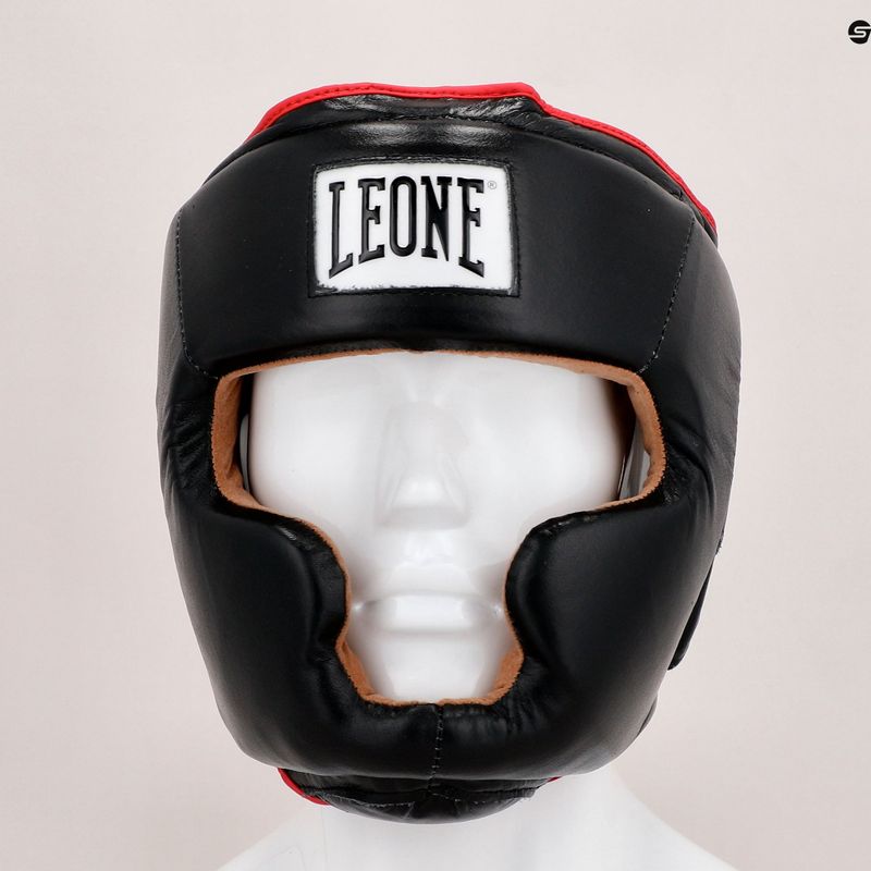 Boxhelm Leone 1947 Full Cover schwarz CS426 7