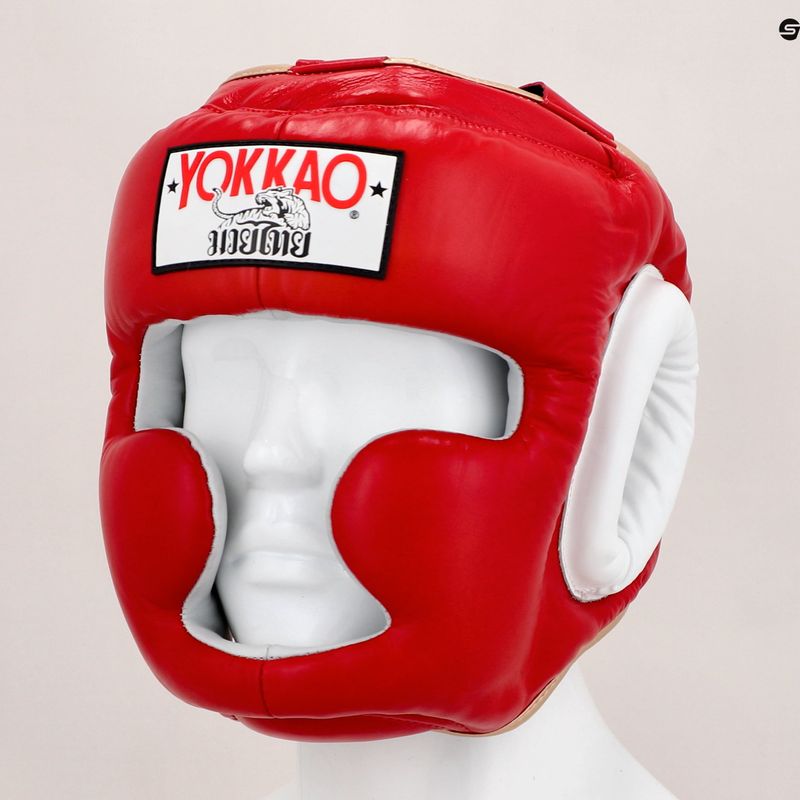 Helm YOKKAO Training Headguard rot HYGL-1-2 11