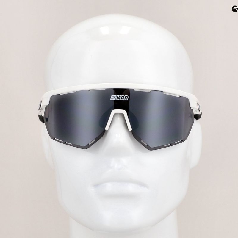 SCICON Aerowing weiß glänzend/scnpp multimirror silber Fahrradbrille EY26080802 9