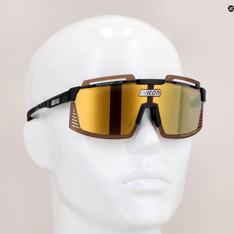 SCICON Aerowatt Foza schwarz glänzend/scnpp multimirror bronze Fahrradbrille EY38070200 9