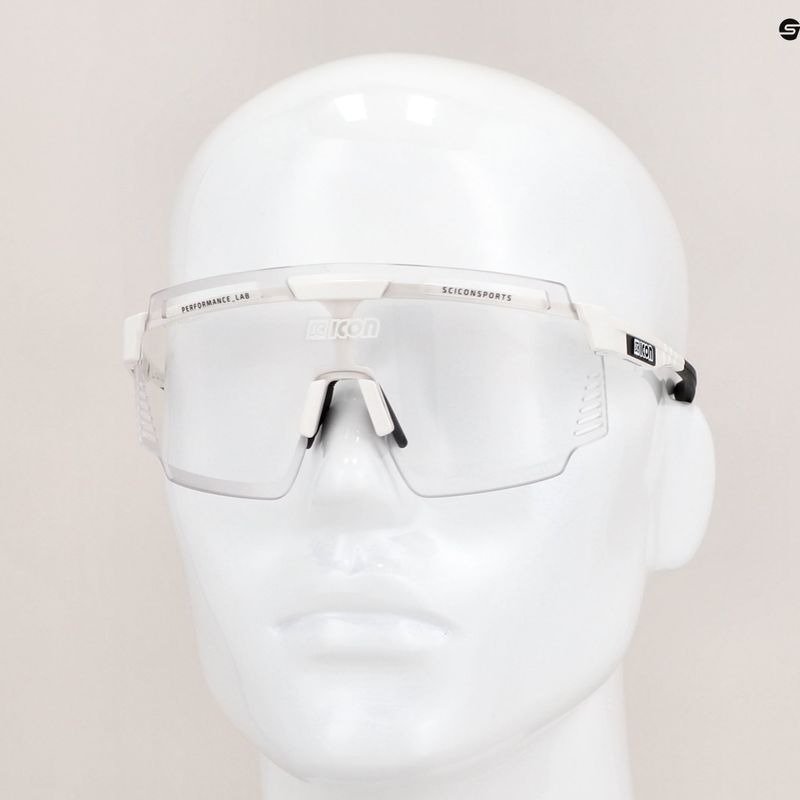 SCICON Aerowatt weiß glänzend/scnpp photocromic silberne Fahrradbrille EY37010800 11