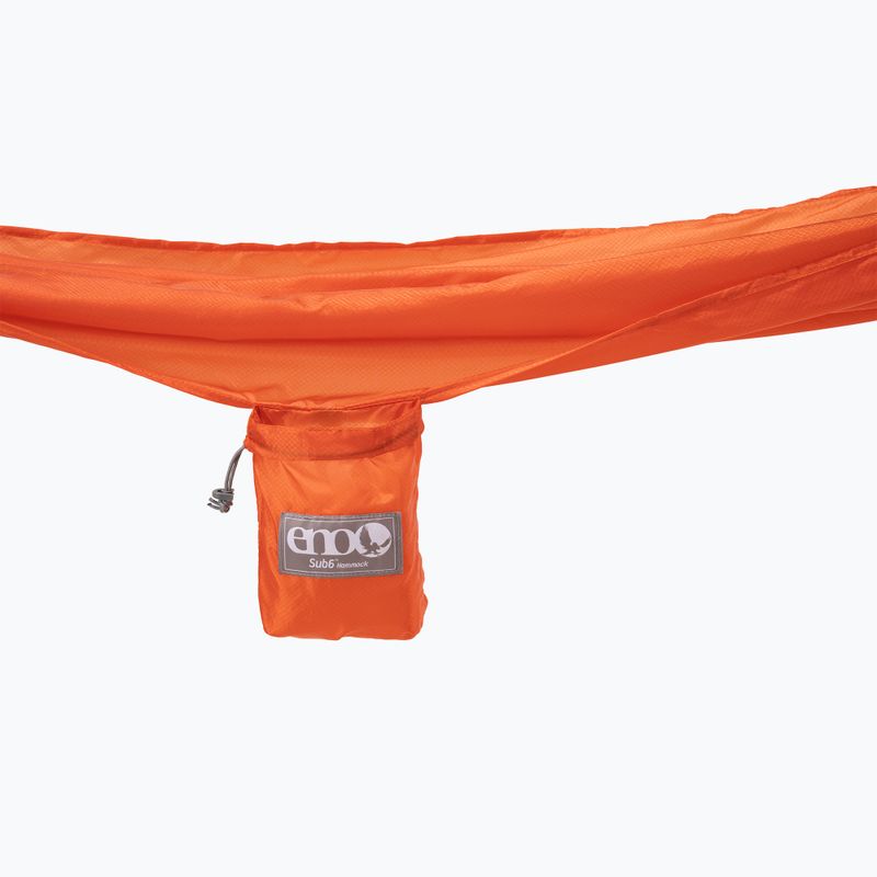 Trekking Outdoor Hängematte ENO Sub6 Ultralight orange 6