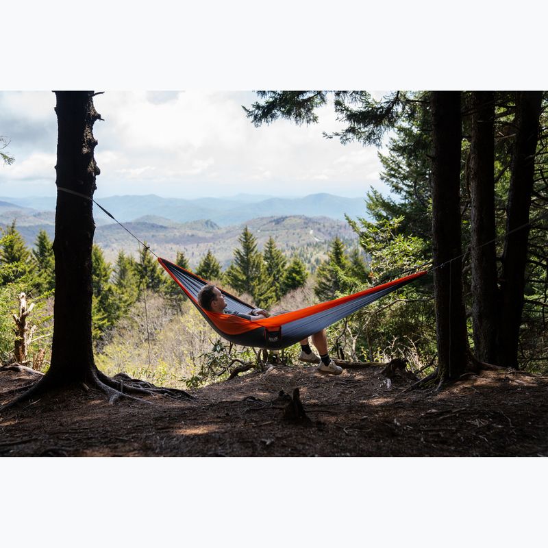 ENO SuperSub Ultralight anthrazit/orange Wanderhängematte 8
