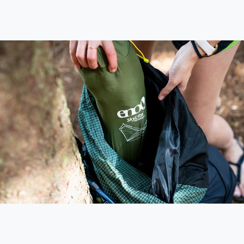 ENO SkyLite immergrüne Wanderhängematte 15