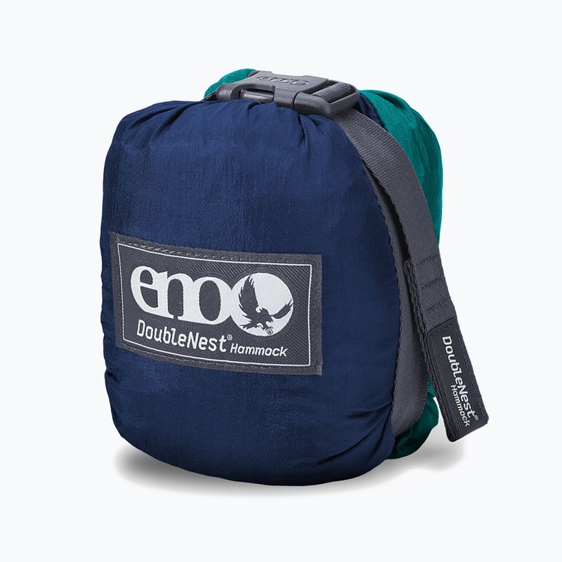 Trekking Outdoor Hängematte ENO DoubleNest navy/seafoam 2