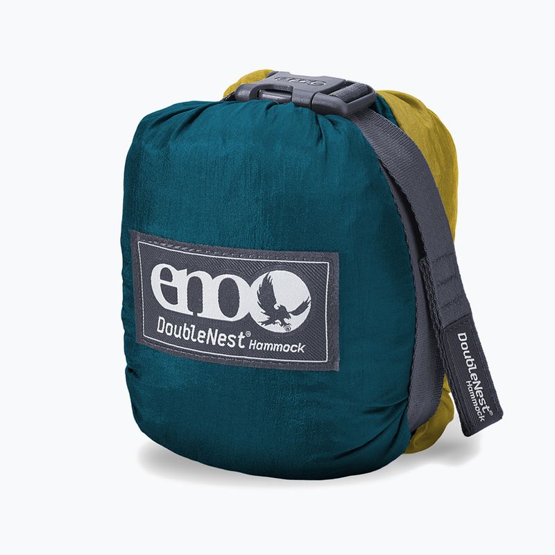 Trekking Outdoor Hängematte ENO DoubleNest marine/gold 2