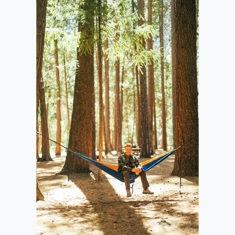 ENO DoubleNest Wanderhängematte aqua / saphir / amber 5