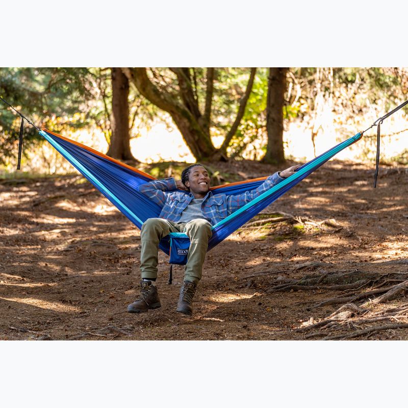 ENO DoubleNest Wanderhängematte aqua / saphir / amber 7