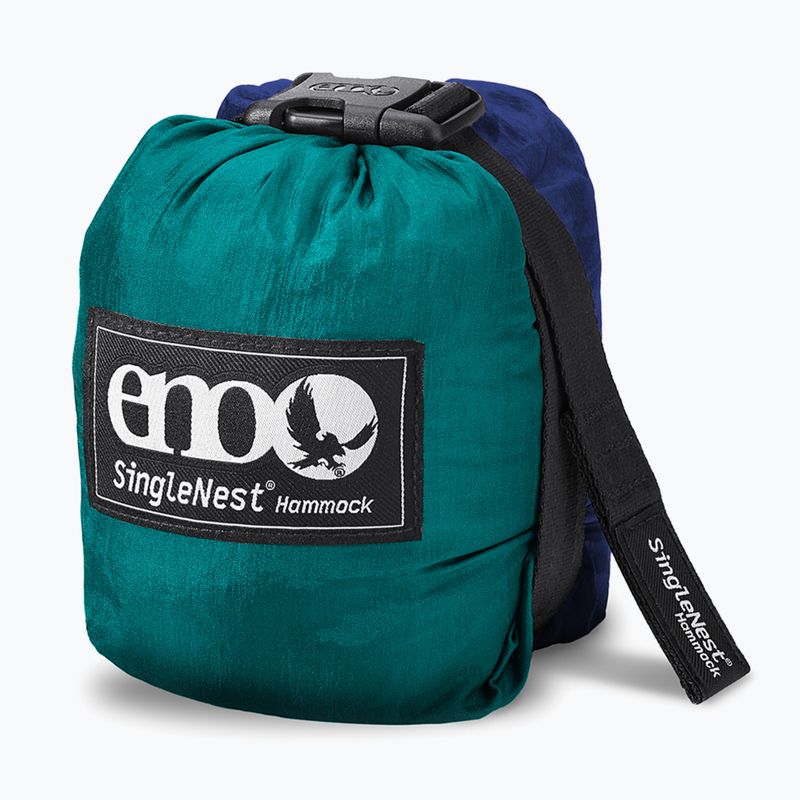 ENO SingleNest seafoam / navy Wanderhängematte 4