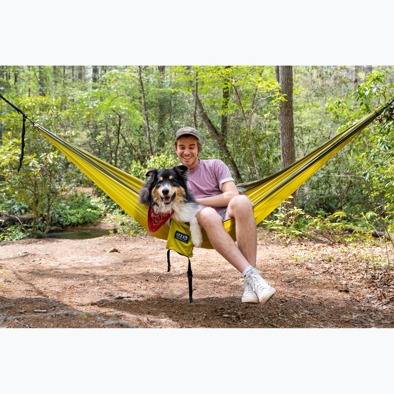 Trekking Outdoor Hängematte ENO Single Nest melon/olive 6