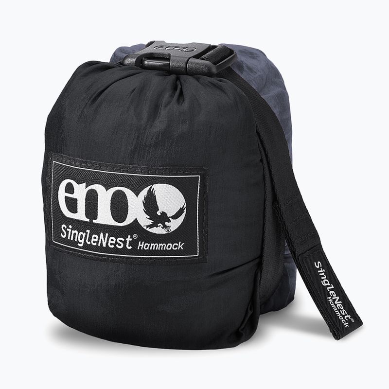 ENO SingleNest Wanderhängematte schwarz / anthrazit 4