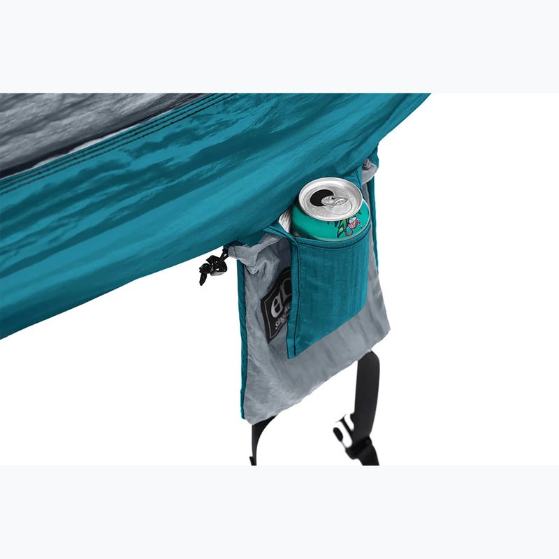 Trekking Outdoor Hängematte ENO Single Nest grey/seafoam 4