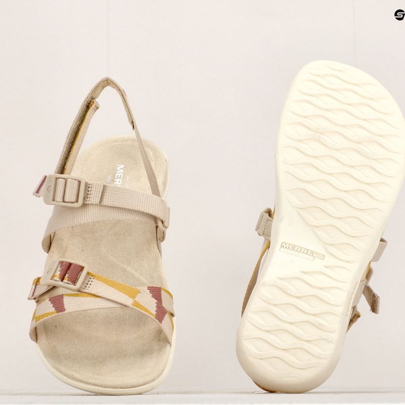 Merrell District 3 Backstrap Web Damen Wandersandalen beige J005434 18