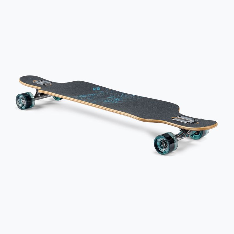 Street Surfing Curve Drop Through Freeride Longboard 39  braun 2