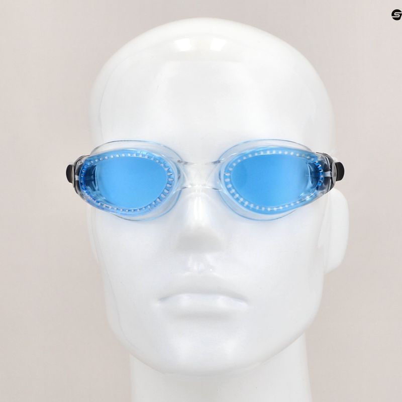 Aquasphere Kaiman transparent/transparent/blaue Schwimmbrille EP3180000LB 7