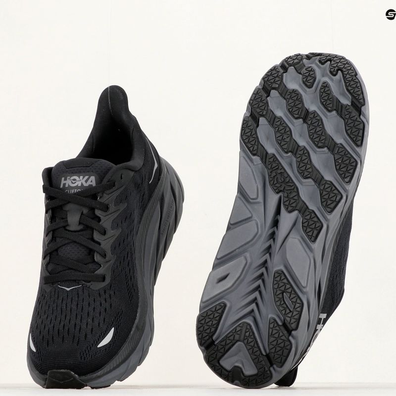 HOKA Herren Laufschuhe Clifton 8 schwarz 1119393-BBLC 12