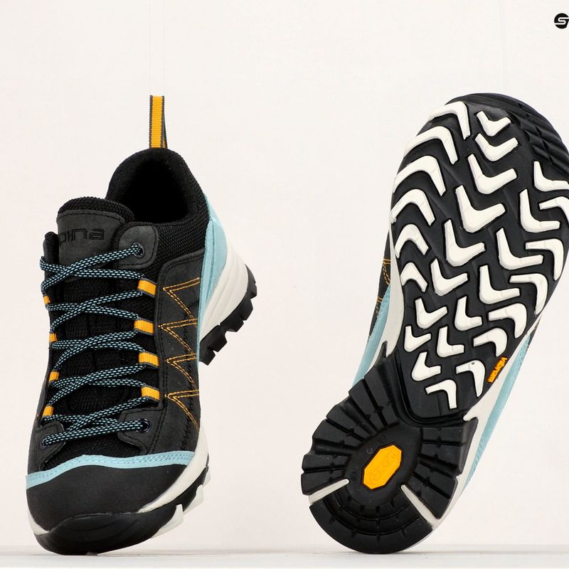 Damen-Trekkingschuhe Alpina Glacia opal blue/black 12