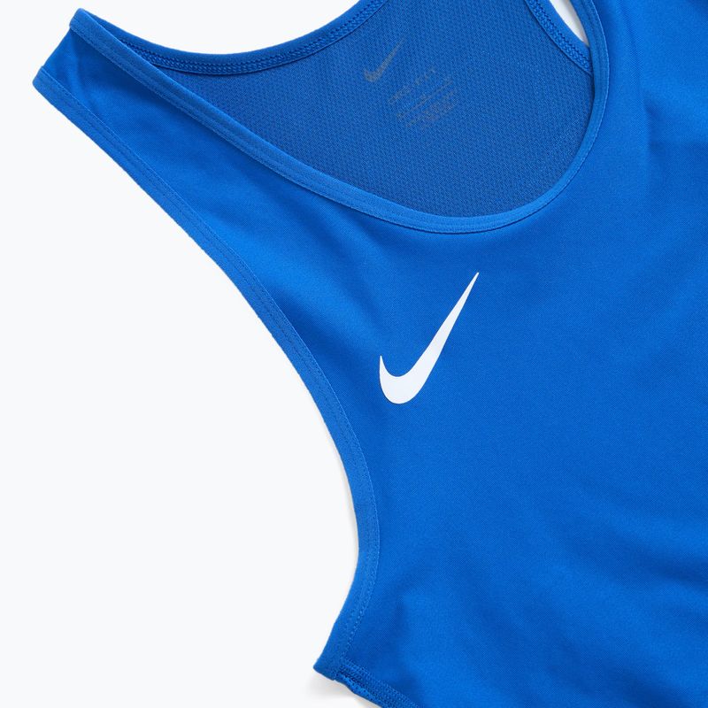 Herren Nike Grappler Elite Singlet Anzug Royal/Weiß 3