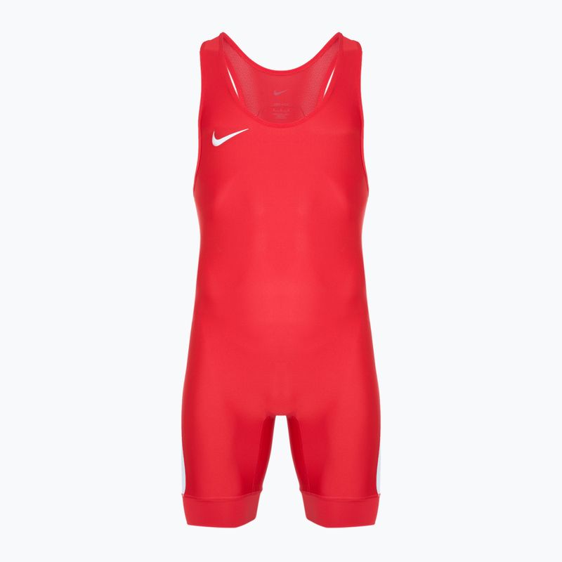 Herren Nike Grappler Elite Singlet scharlachrot/weißer Overall