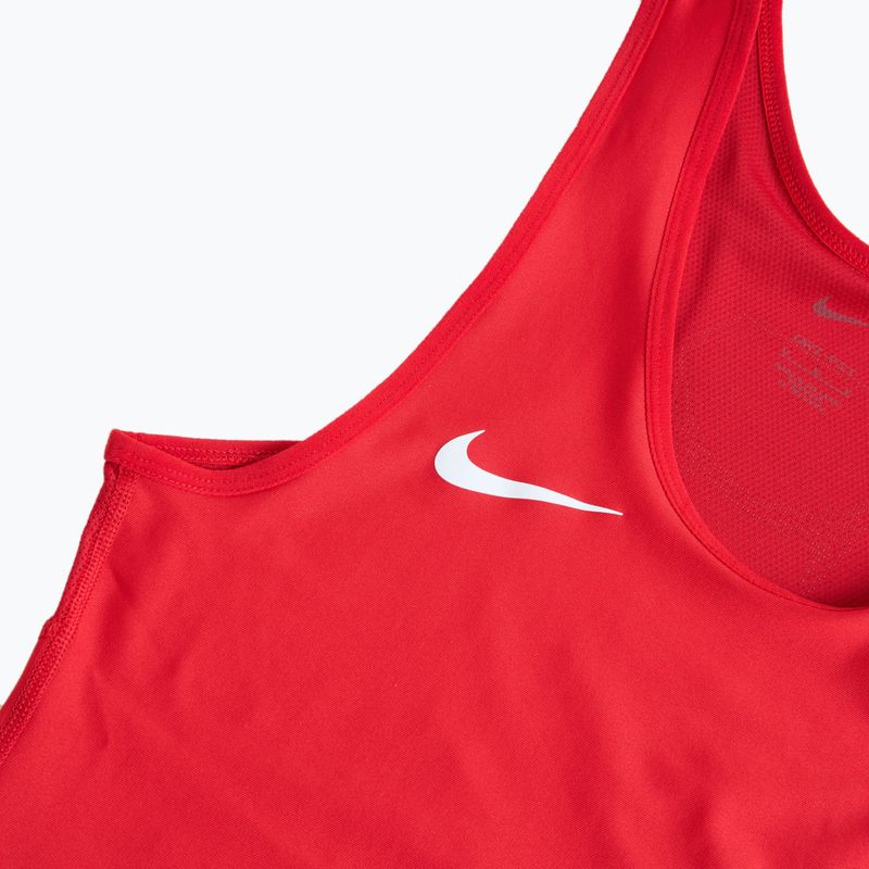 Herren Nike Grappler Elite Singlet scharlachrot/weißer Overall 3