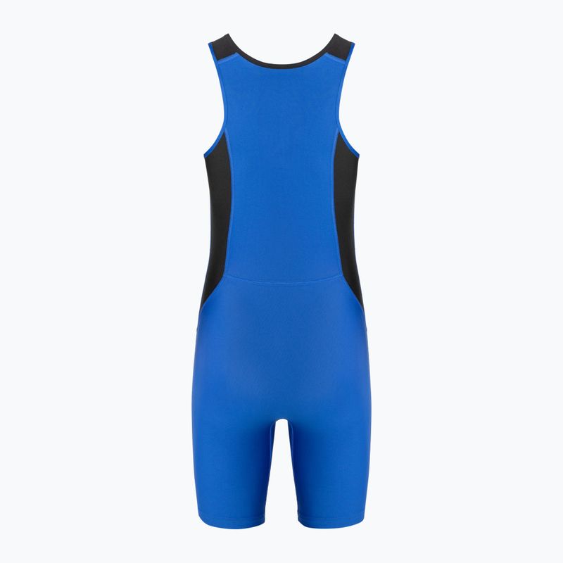 Ringertrikot für Herren Nike Weightlifting Singlet royal/black 2