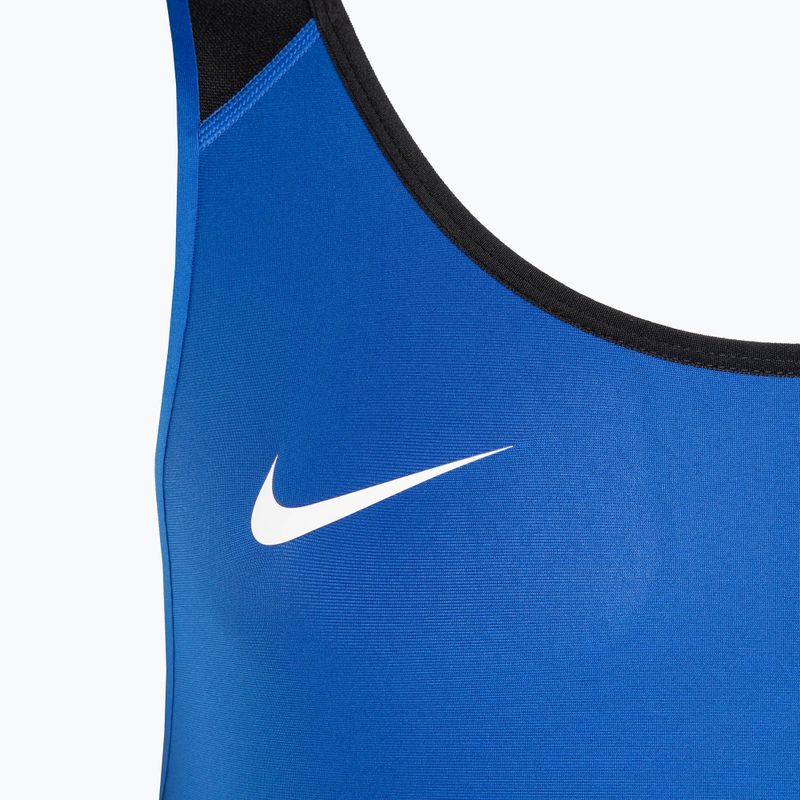 Herren Nike Gewichtheben Singlet Anzug royal/schwarz 3