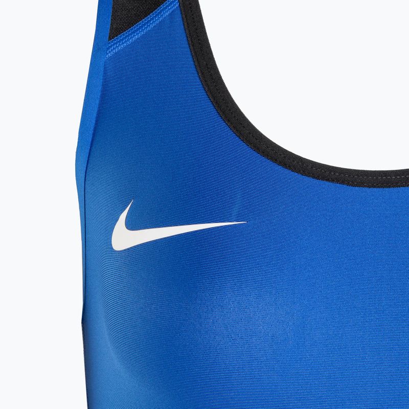 Damen-Ringertrikot Nike Weightlifting Singlet royal/black 3