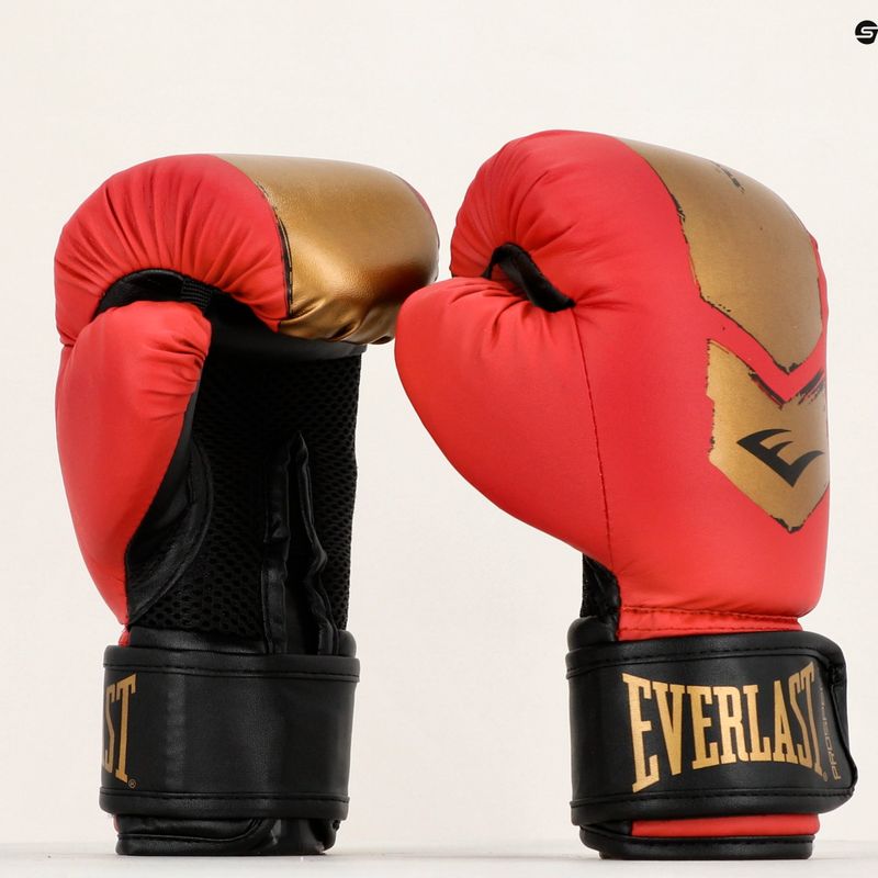 Everlast Prospect 2 rot/gold Kinder Boxhandschuhe EV4602 ROT/GLD 9