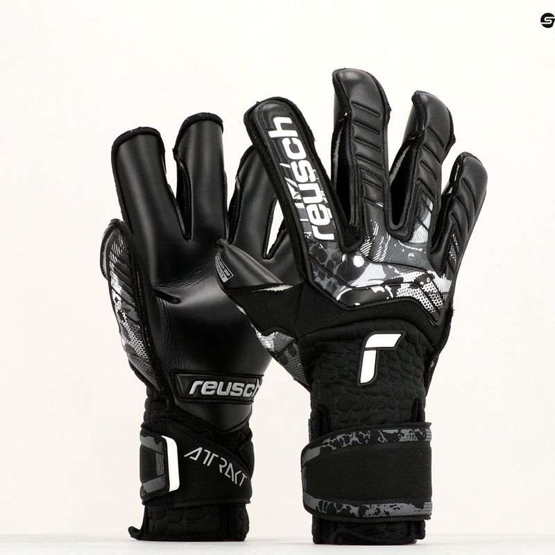 Reusch Attrakt Infinity Resistor AdaptiveFlex Torwarthandschuhe schwarz 5370745-7700 9