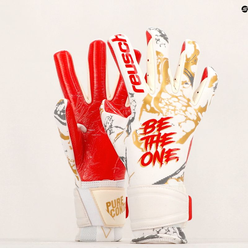 Reusch Pure Contact Gold X GluePrint Torwarthandschuhe weiß 5370075-1011 9