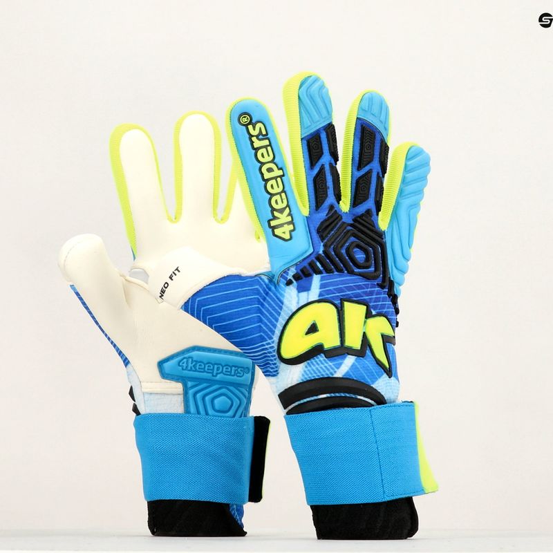 4Keepers Neo Liga Nc Torwarthandschuhe blau 10