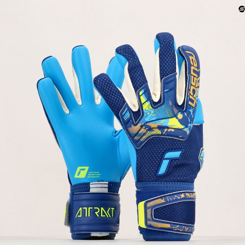 Reusch Torwarthandschuhe Attrakt Aqua blau 5370439-4433 9