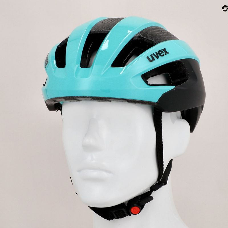 Fahrradhelm UVEX Rise CC blau/schwarz S4100900215 9