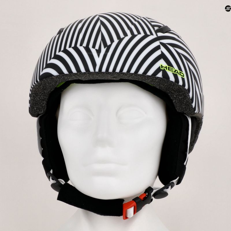HEAD Mojo 2022 Kinder Skihelm weiß und schwarz 328632 12