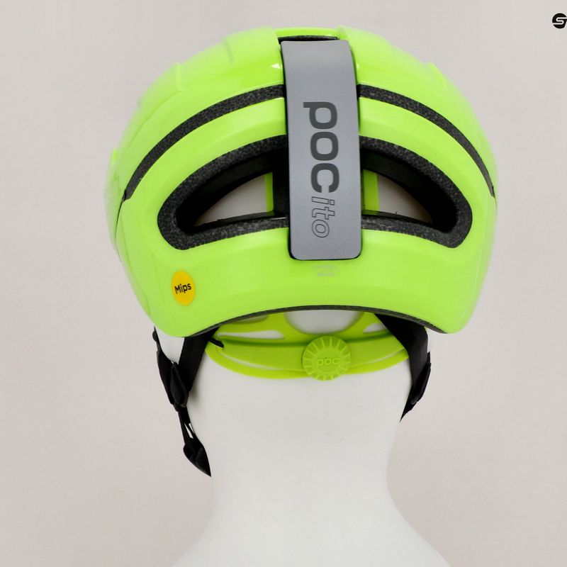 Fahrradhelm für Kinder POC POCito Omne MIPS fluorescent yellow/green 9