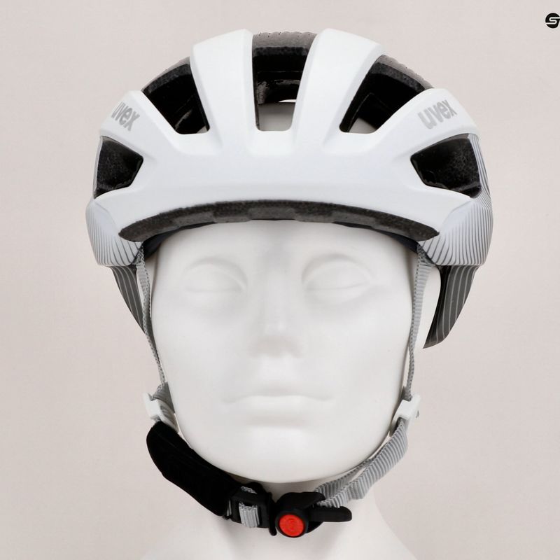 Damen Fahrradhelm UVEX Rise CC WE weiß/grau 41/0/034/03/15 12