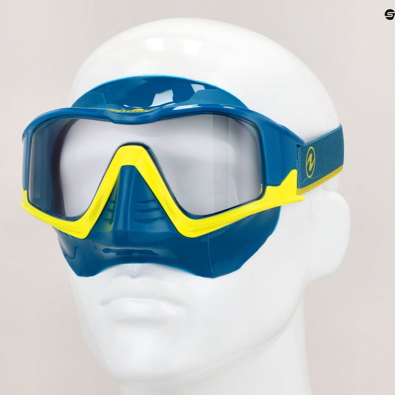 Aqualung Vita petrol/gelbe Tauchmaske MS5529807LC 10