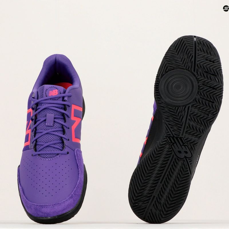 New Balance Herren Fußballschuhe Audazo V6 Command IN lila-schwarz SA2IPH6.D.075 18