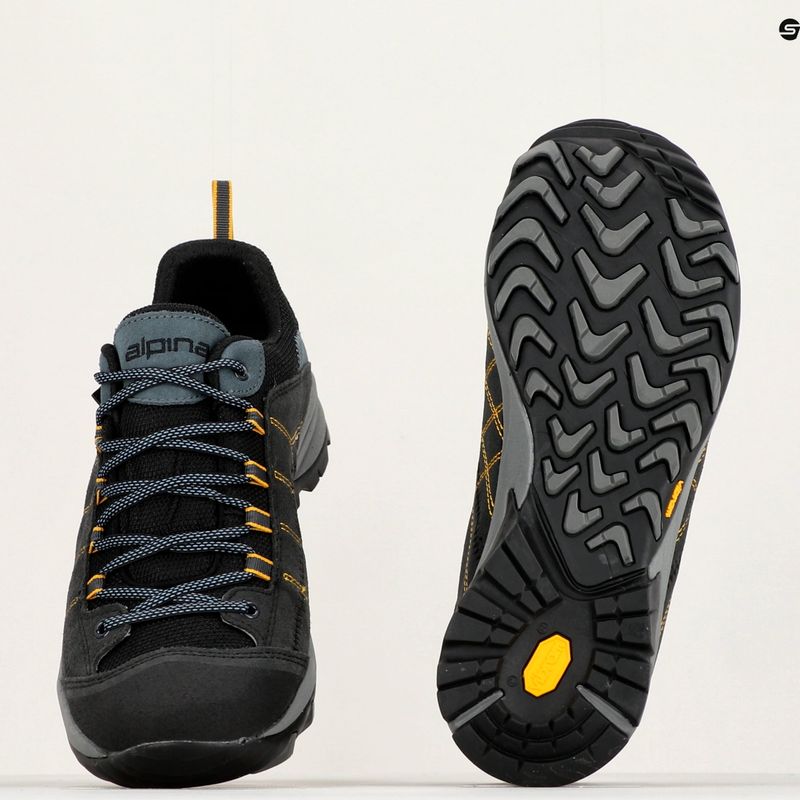 Herren-Trekkingstiefel Alpina Tropez grey/spring lak 14