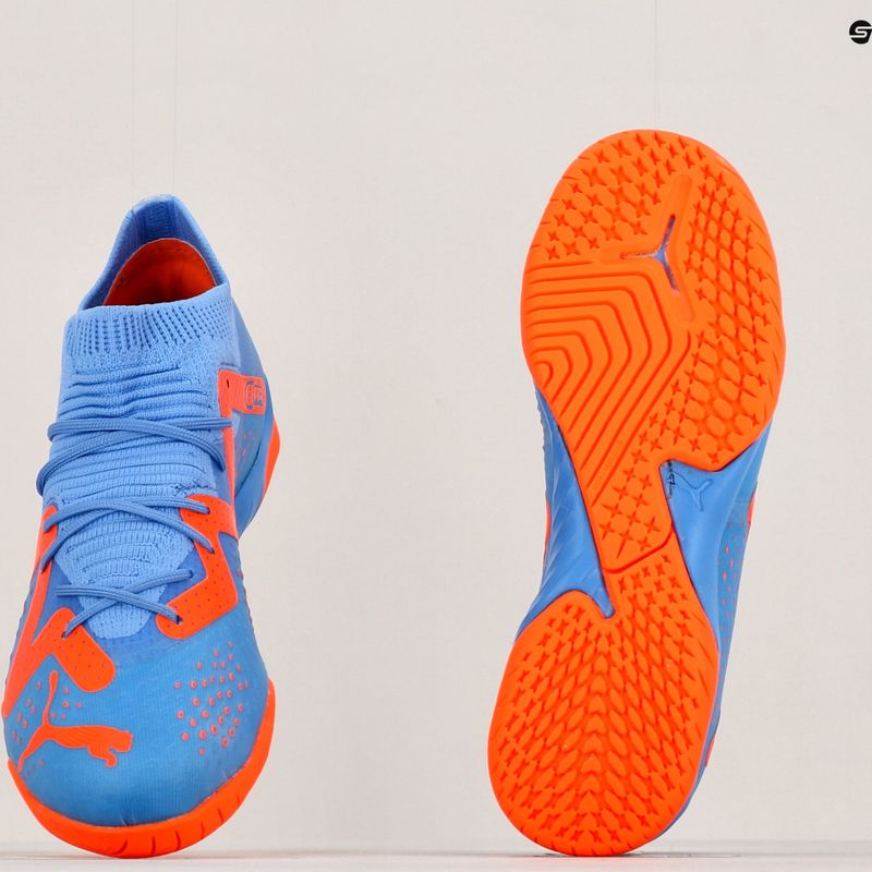 PUMA Future Match IT+Mid JR Fußballschuhe für Kinder blau/orange 107198 01 18