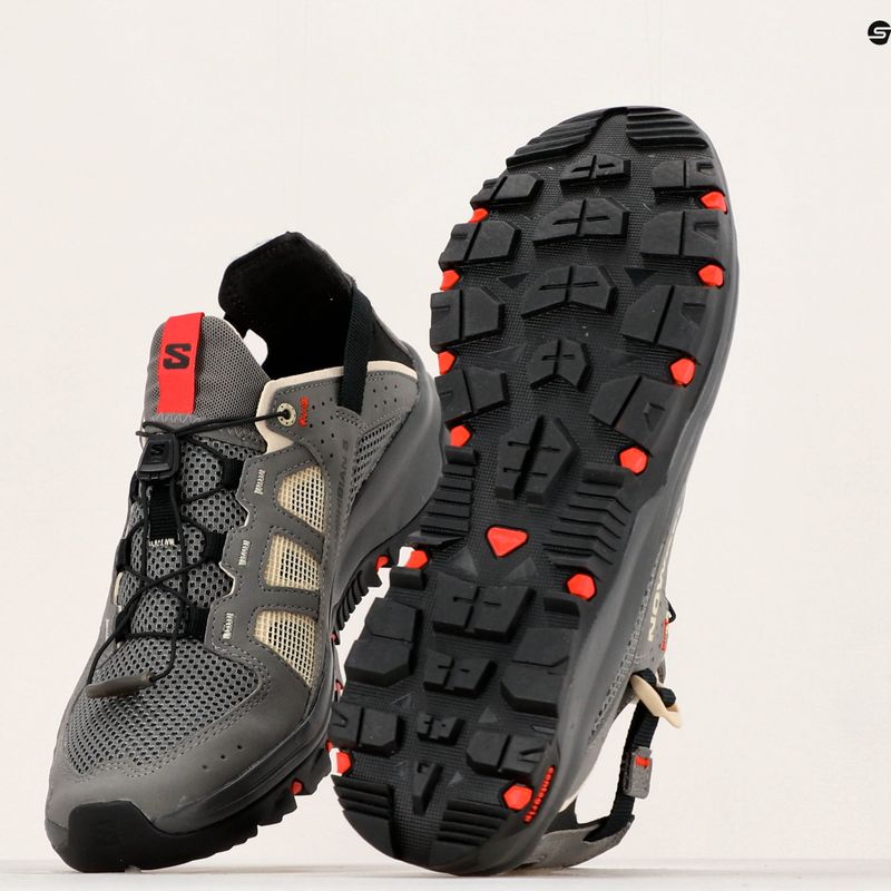 Salomon Techamphibian 5 dunkelgrau Herren Wasserschuhe L47114900 13