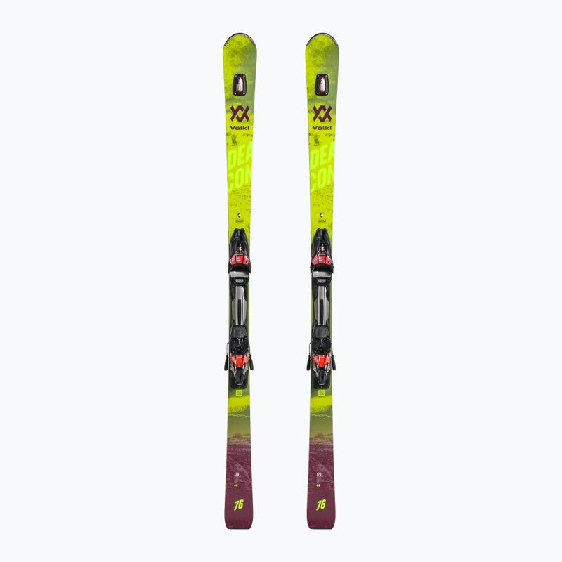 Ski Völkl Deacon 76+RMotion2 12GW schwarz-rot  121121/6877T1.VR
