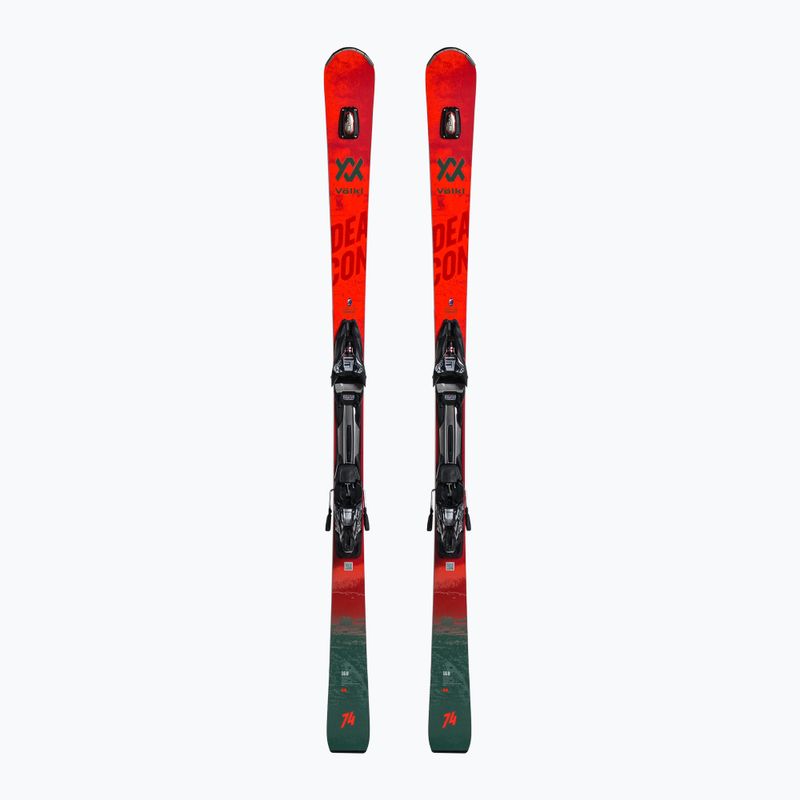 Ski Völkl Deacon 74+RMotion2 12 GW rot-grau 121151/6877T1.VB