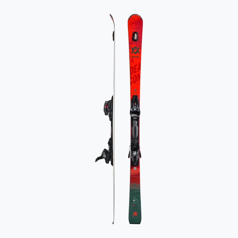 Ski Völkl Deacon 74+RMotion2 12 GW rot-grau 121151/6877T1.VB 2
