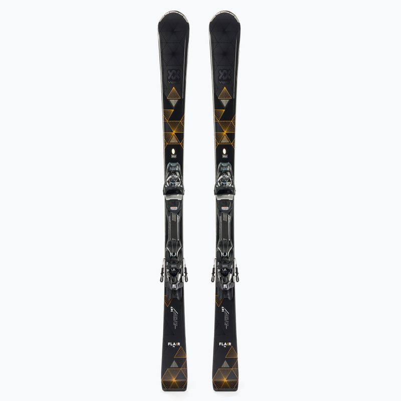 Damen Ski Alpin Völkl FLAIR 75 schwarz +VMotion 10 GW Lady 121271/6562U1.VL