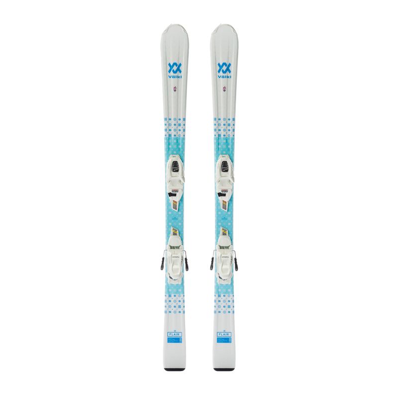 Kinder-Abfahrtsski Völkl FLAIR Junior weiß +4.5 VMotion Jr. Dame 121475/6162T1.VB